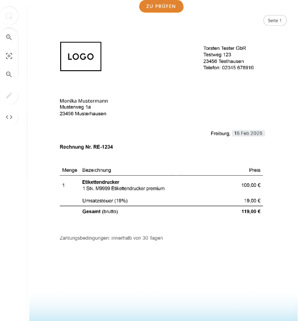 e-rechnung